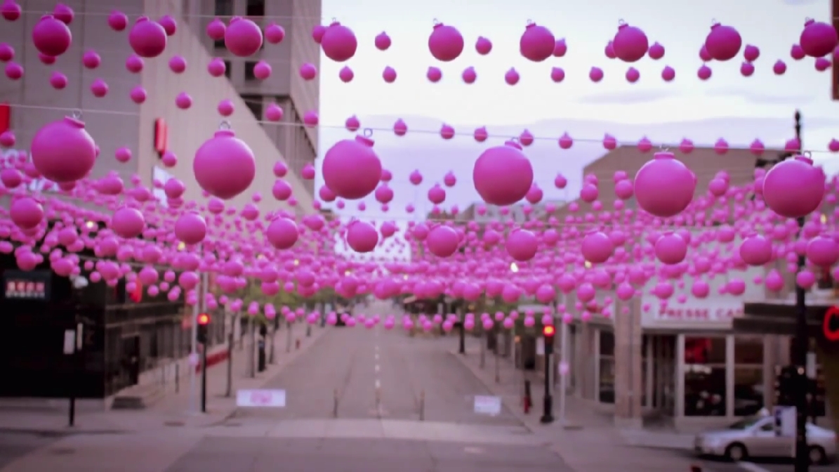 Les Boules roses